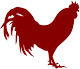 Chicken Icon Red